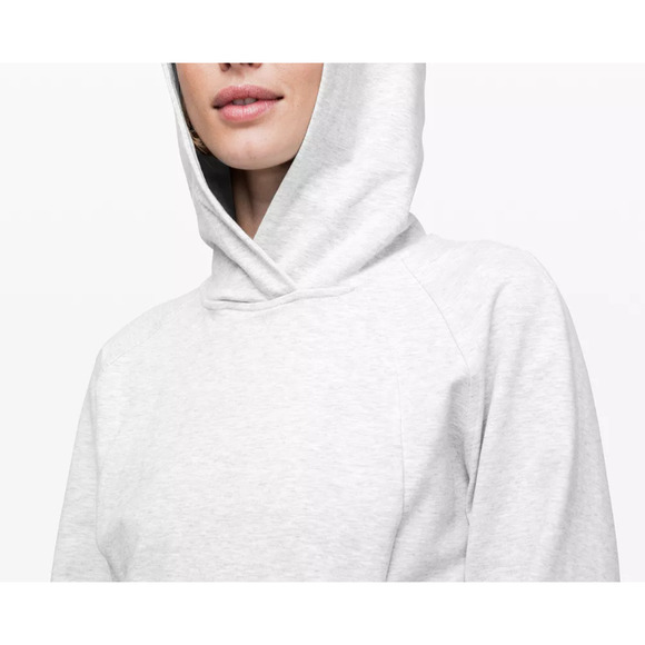 Lululemon Scuba Pullover Cotton Terry Size 8 White 01165 - Picture 5 of 15